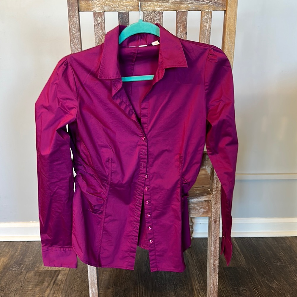 Womens New York & Company Button Down Shirt